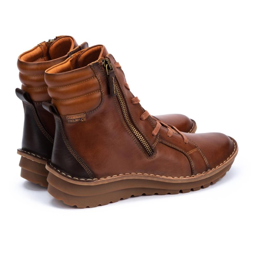 Women's Pikolinos CAZORLA Ankle Boots Brown | NZ R18A529